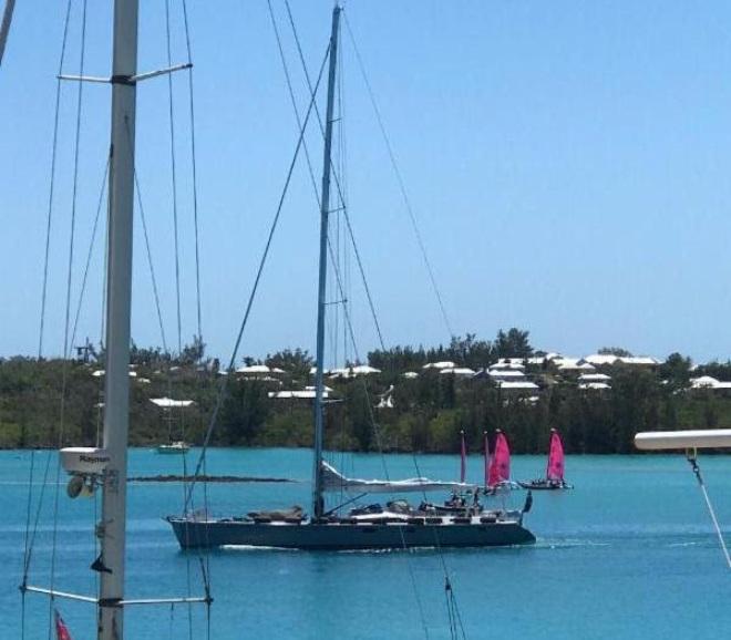 Day 6 – Stay Calm, British Swan 82 - second monohull to finish the race – Antigua Bermuda Race ©  Tom Clarke